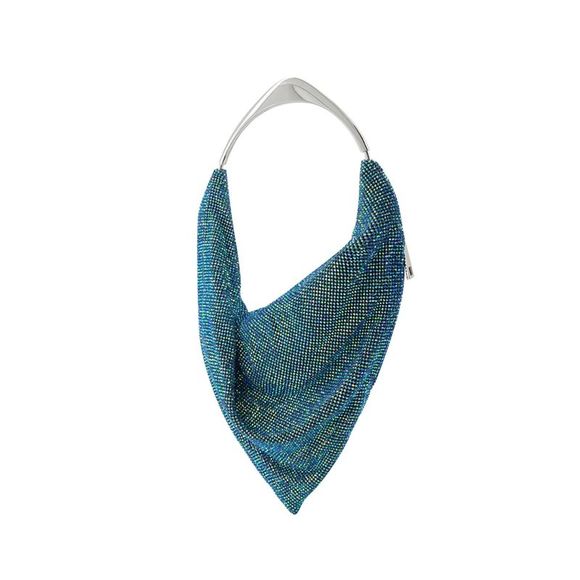 Benedetta Bruzziches Ursolina Hobo Bag -  - Blue - Strass - Picture 2 of 4